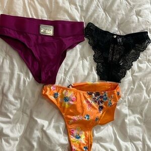 5/$25 Bundle of 3 NWT Savage x Fenty Underwear Assortment